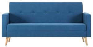 Canapea din material textil albastru