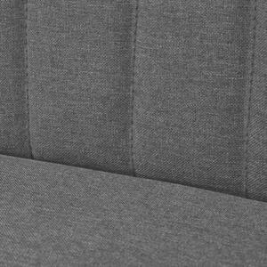 Canapea din material textil, 117 x 55,5 x 77 cm, gri închis