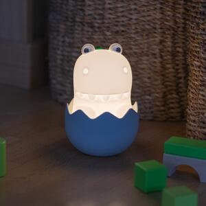 Niermann Standby Diggy Dino LED lampă de noptieră reîncărcabilă, USB, RGBW, reglabil, Alb, Camera copiilor, Plastic