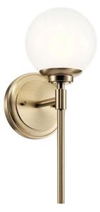 Aplică LED pentru baie Kichler KL-BENNO1-CPZ BENNO 1xG9/3W/230V IP44 alamă