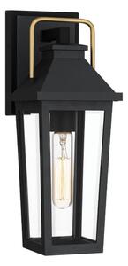 Quoizel QZ-BUCKLEY-S-MBK - Aplica de exterior pentru perete Buckley S 1xE27/40W/230V IP44