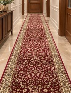 Traversa Hol, Model Clasic 1555 210, Festonata Latime 60 cm, Rosu 60 x 800