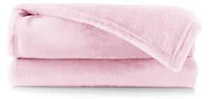 Pătură din microfibră DecoKing Mic, 160 x 210 cm, roz deschis