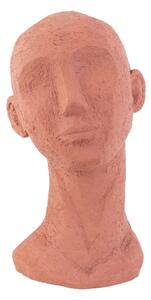 Statuetă decorativă PT LIVING Face Art, înălțime 28,4 cm, portocaliu teracotă