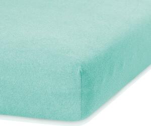 Cearșaf elastic pentru pat dublu AmeliaHome Ruby Siesta, 180-200 x 200 cm, verde