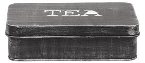 Cutie metalică pentru ceai LABEL51, negru