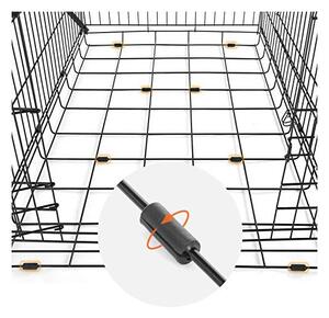 Cusca pentru catei, Feandrea, PPD36BK, Negru, 92 x 57 x 64 cm