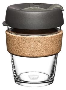 Cană de voiaj neagră/maro 340 ml Brew Cork Nitro M – KeepCup