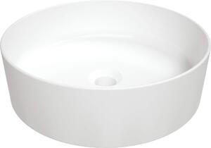 Deante Chiuvetă rotundă, rotundă de blat 405x405x145mm, alb lucios, DEA-CGR_6U4S