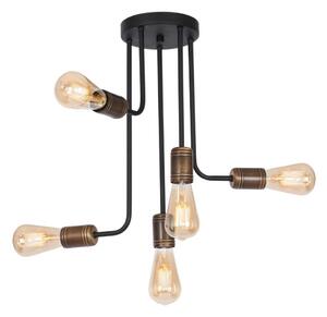 Candelabru pe tijă, 5 x soclu E27, max. 15 W, 230 V
