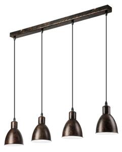 Brilagi - Lustru LED suspendat pe cablu RIDDY 4xE27/60W/230V cupru/patinat