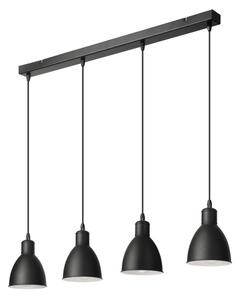 Brilagi - Lustra LED suspendată pe cablu RIDDY 4xE27/60W/230V negru