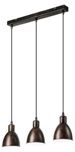 Brilagi - Lustra cu LED pe cablu RIDDY 3xE27/60W/230V cupru/patină