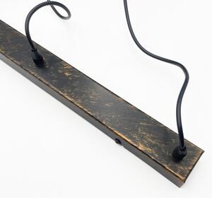 Brilagi - Lustru LED suspendat pe cablu RIDDY 4xE27/60W/230V cupru/patinat