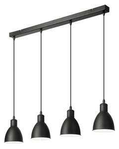Brilagi - Lustra LED suspendată pe cablu RIDDY 4xE27/60W/230V negru