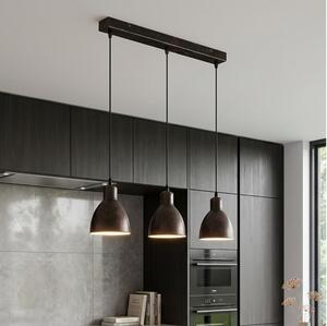 Brilagi - Lustra cu LED pe cablu RIDDY 3xE27/60W/230V cupru/patină