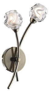 Där Lighting SEA0975 - Aplică de perete SEATTLE 2xG9/40W/230V alamă