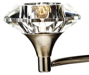 Där Lighting LUT0975 - Lampă de perete LUTHER 2xG9/40W/230V alamă