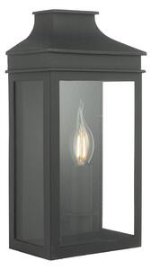 Där Lighting VAP5222 - Aplică de exterior VAPOUR 1xE14/60W/230V IP44, neagră
