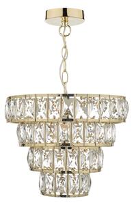 Där Lighting CER0135 - Candelabru pe lanț CERYS 1xE27/60W/230V auriu