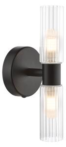 Där Lighting BOL0922 - Aplica de perete pentru baie BOLTON 2xG9/5W/230V IP44 neagră