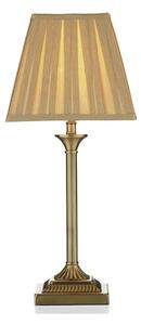Där Lighting TAY4075-X - Lampă de masă TAYLOR 1xE14/40W/230V bej/alamă