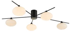 Där Lighting JAS5422 - Lustru aplicat JASPER 5xG9/25W/230V, negru