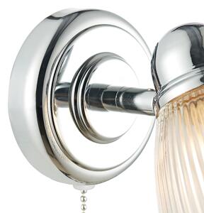 Där Lighting CED0738 - Aplică de perete pentru baie CEDRIC 1xG9/25W/230V IP44 crom