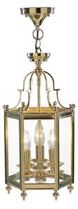 Där Lighting MOO0340 - Candelabru pe lanț MOORGATE 3xE14/60W/230V, alamă