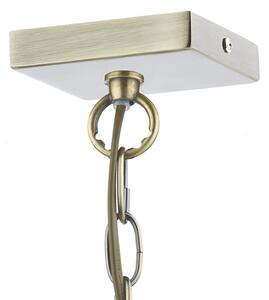 Där Lighting CHU0175 - Lustră cu lanț CHURCHILL 1xE27/60W/230V alamă