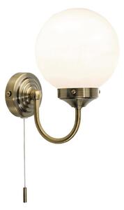 Där Lighting BAR0775 - Aplica de perete pentru baie BARCLAY 1xE14/40W/230V IP44 alamă