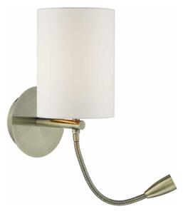 Där Lighting FET0775 - Aplică LED de perete FETA 1xE27/60W/230V + LED/1W alamă