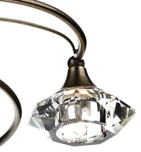 Där Lighting LUT0675 - Lustră de tavan aplicată LUTHER 6xG9/40W/230V, alamă
