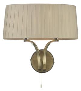 Där Lighting CRI0929 - Lampă de perete CRISTIN 2xE14/40W/230V alamă/taupe