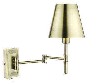Där Lighting KEN0775 - Lampă de perete flexibilă KENSINGTON 1xE14/25W/230V alamă