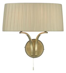 Där Lighting CRI0929 - Lampă de perete CRISTIN 2xE14/40W/230V alamă/taupe