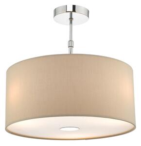 Där Lighting RON6529 - Lustră pe cablu RONDA 1xE27/60W/230V negru/bej