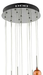 Där Lighting AUR1564 - Lustru suspendat pe cablu AURELIA 15xG4/10W/230V