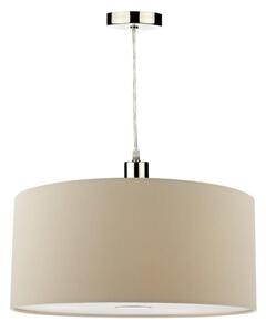 Där Lighting RON6529 - Lustră pe cablu RONDA 1xE27/60W/230V negru/bej