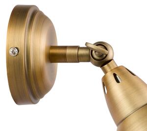 Där Lighting NAT0742 - Aplică de perete tip spot NATHANIEL 1xGU10/11W/230V alamă