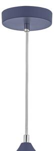 Där Lighting KAE0123 - Lustră suspendată pe cablu KAELAN 1xE27/60W/230V albastră