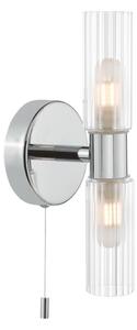 Där Lighting BOL0950 - Aplică de perete pentru baie BOLTON 2xG9/5W/230V IP44 crom