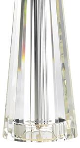 Där Lighting CYP4208 - Lampă de masă CYPRUS 1xE27/60W/230V crem/transparent