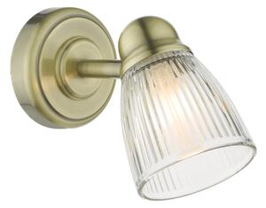 Där Lighting CED0775 - Lampă de perete pentru baie CEDRIC, 1xG9/25W/230V, IP44, din alamă