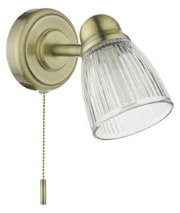 Där Lighting CED0775 - Lampă de perete pentru baie CEDRIC, 1xG9/25W/230V, IP44, din alamă