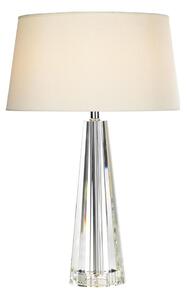 Där Lighting CYP4208 - Lampă de masă CYPRUS 1xE27/60W/230V crem/transparent
