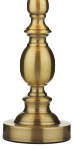 Där Lighting MAD4275 - Lampă de masă MADRID 1xE27/60W/230V maro/alamă