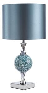 Där Lighting ELS4223 - Lampă de masă ELSA 1xE27/40W/230V albastru/crom lucios