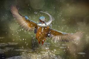 Fotografie de artă Kingfisher, Alberto Ghizzi Panizza, (40 x 26.7 cm)