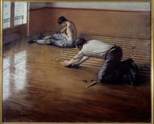 Caillebotte, Gustave - Artă imprimată The floor planers., (40 x 30 cm)